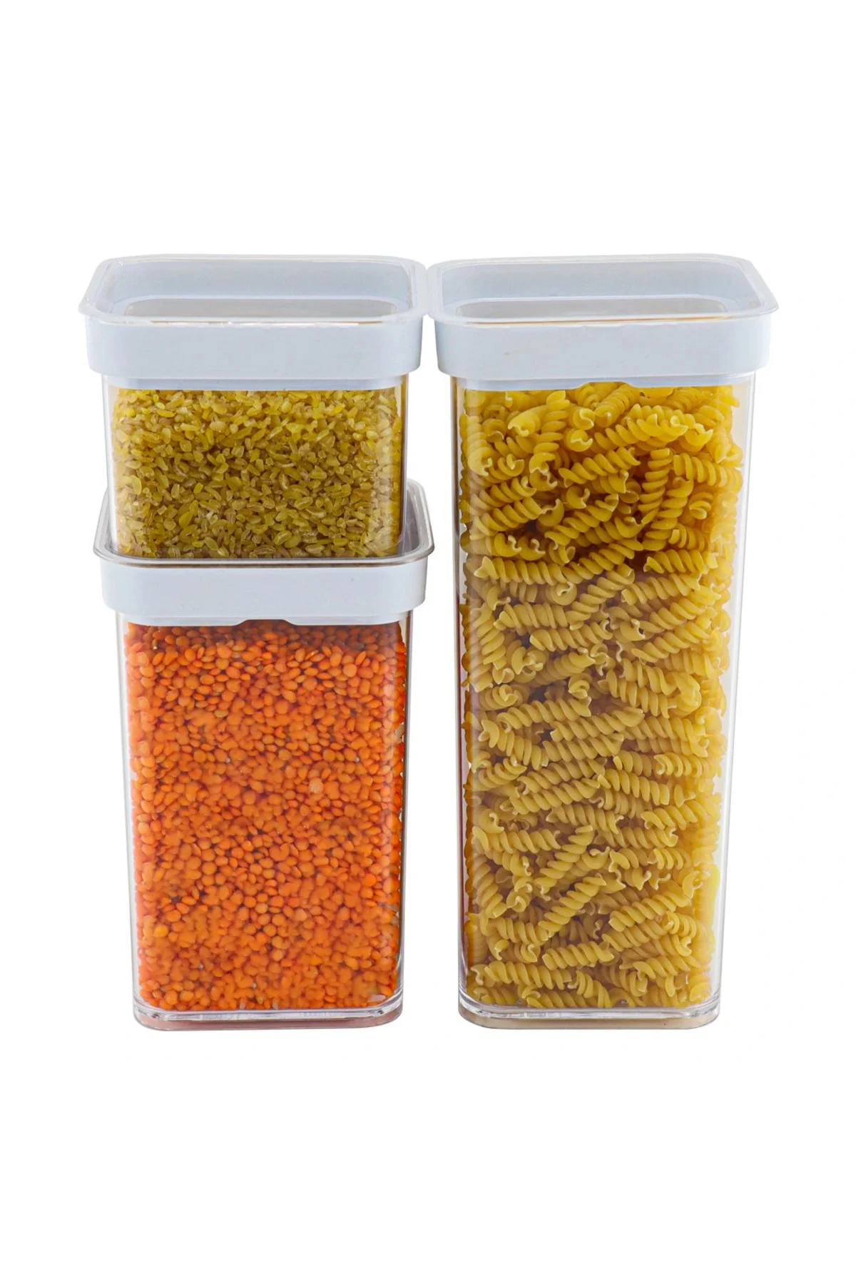 Vakumlu Kare Saklama Kabı - 1 Litre - Görsel 3