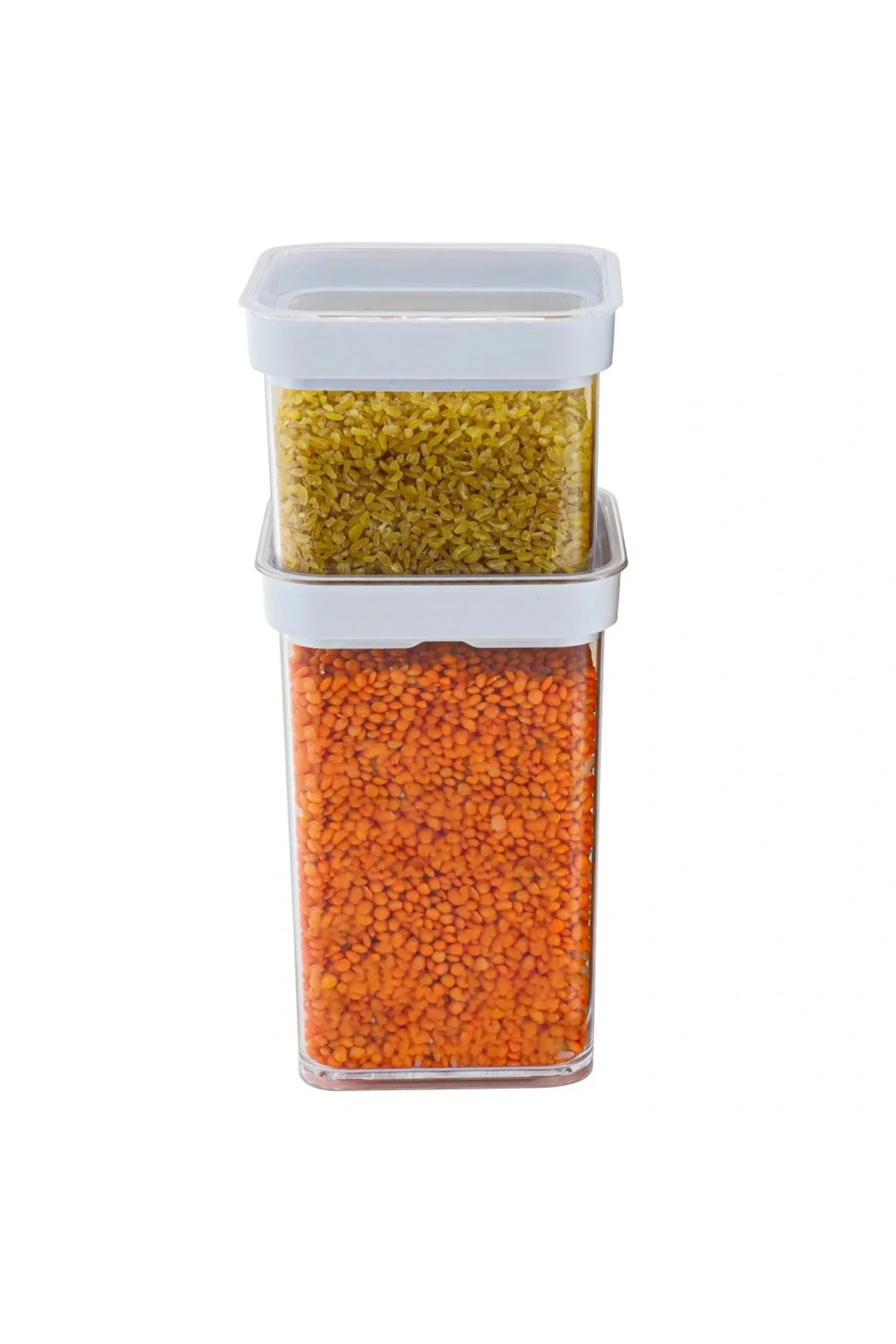 Vakumlu Kare Saklama Kabı - 1 Litre - Görsel 5