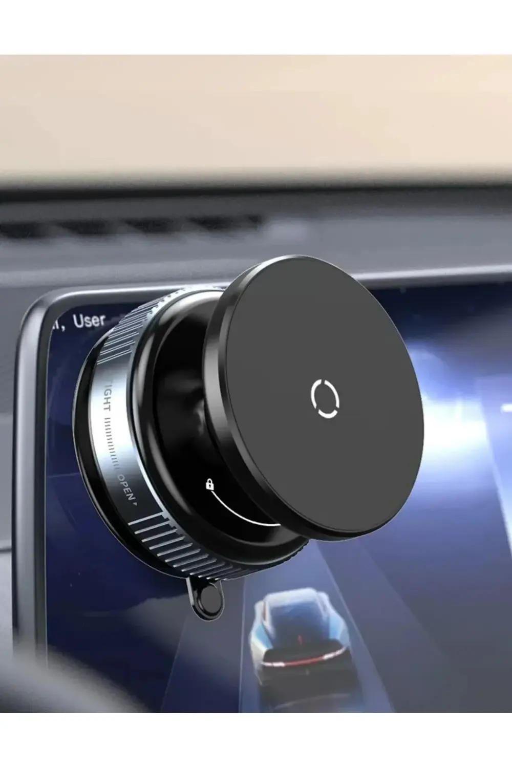 Vakumlu Manyetik 360' Dönebilen Katlanır Magsafe Araç Ev Ofis Pür