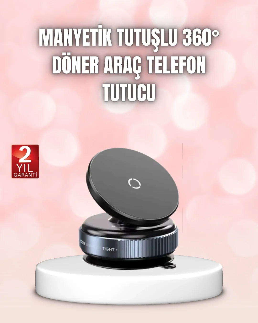 Vakumlu Manyetik Araç İçi Telefon Standı