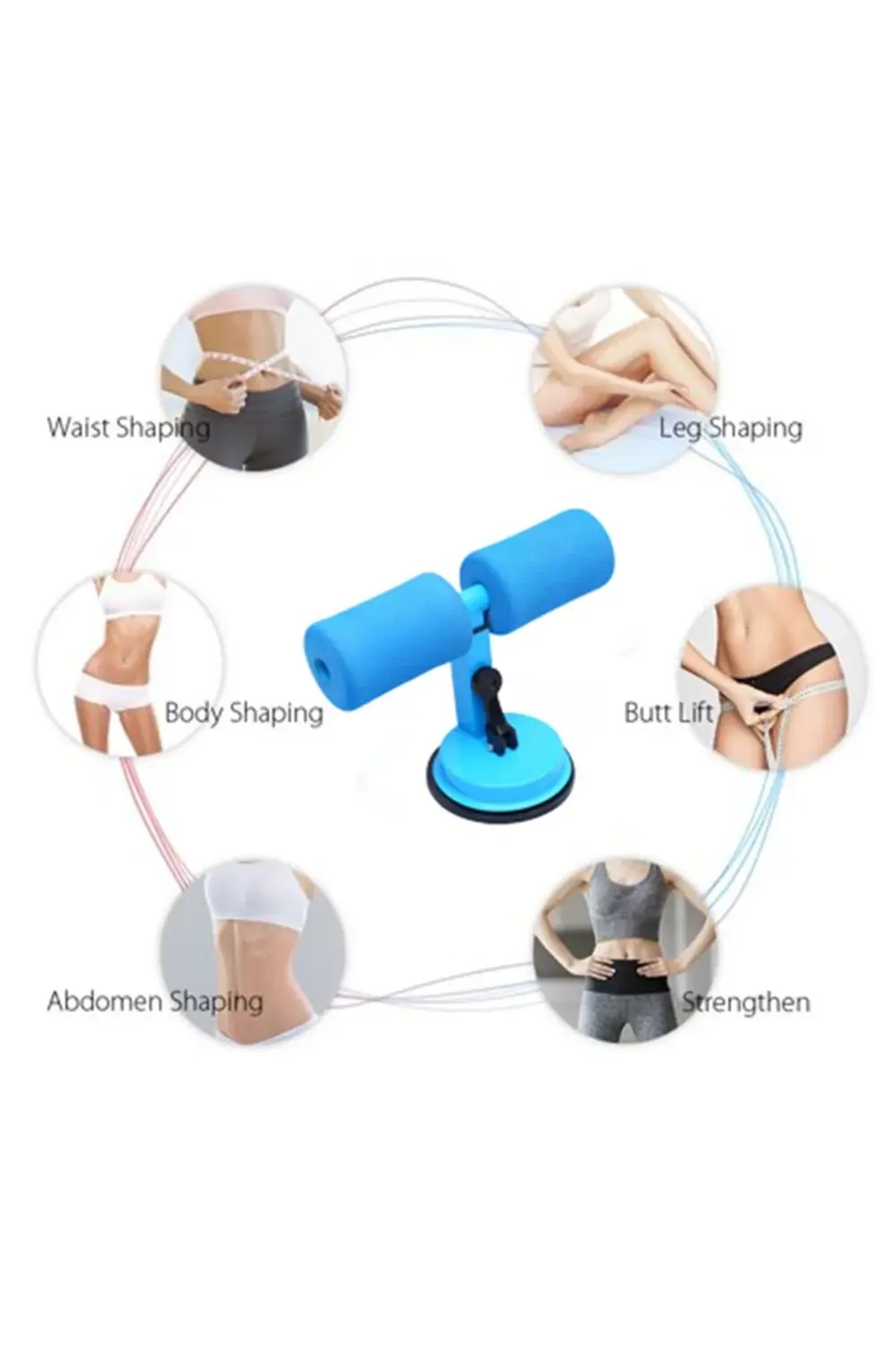 Vakumlu Mavi Mekik Çekme Aparatı Ev Tipi-Ayarlanabilir Karın Kası Vakumlu Mavi Mekik Çekme Aparatı Ev Tipi-Ayarlanabilir Karın Kası