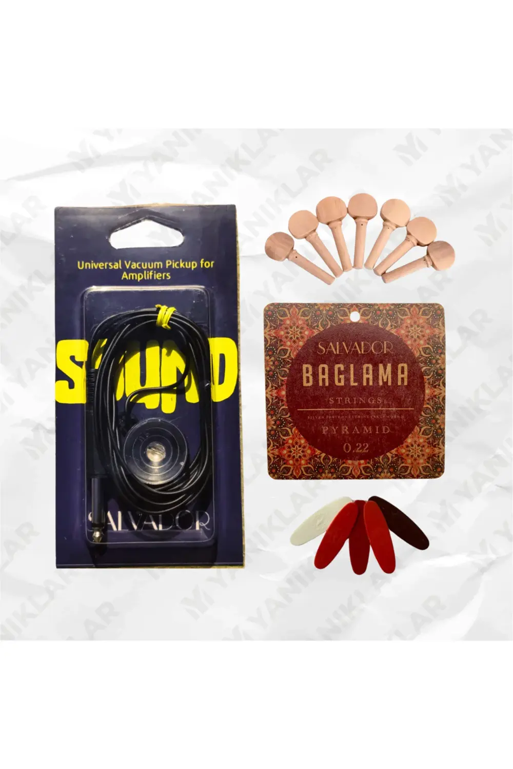 Vakumlu Öpücük Mikrofon (0.22 Bağlama Teli +Burgu+Tezene) Seti Vakumlu Öpücük Mikrofon (0.22 Bağlama Teli +Burgu+Tezene) Seti