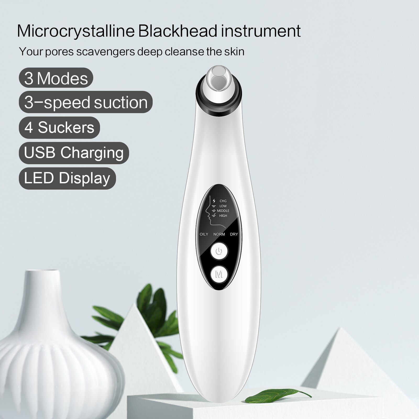 Vakumlu Siyah Nokta ve Akne Temizleme Cihazı C1 TdrTR