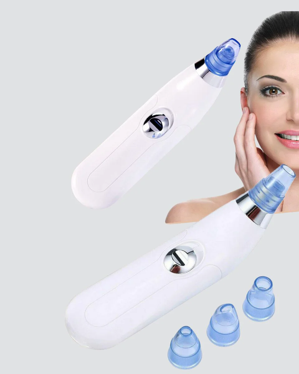 Vakumlu Siyah Nokta Temizleme Cihazı – 5 Kademe Güç ve 4 Başlıklı Derin Cilt Bakımı
