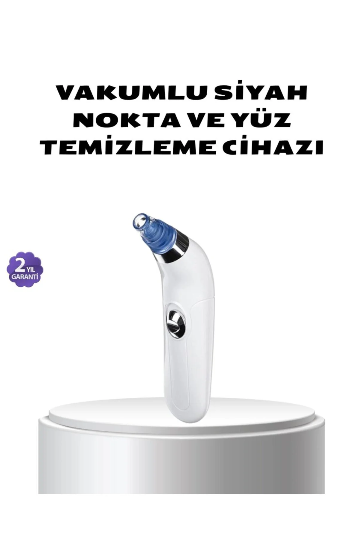 Vakumlu Siyah Nokta Temizleme Cihazı – 5 Kademe Güç Ve 4 Başlıklı