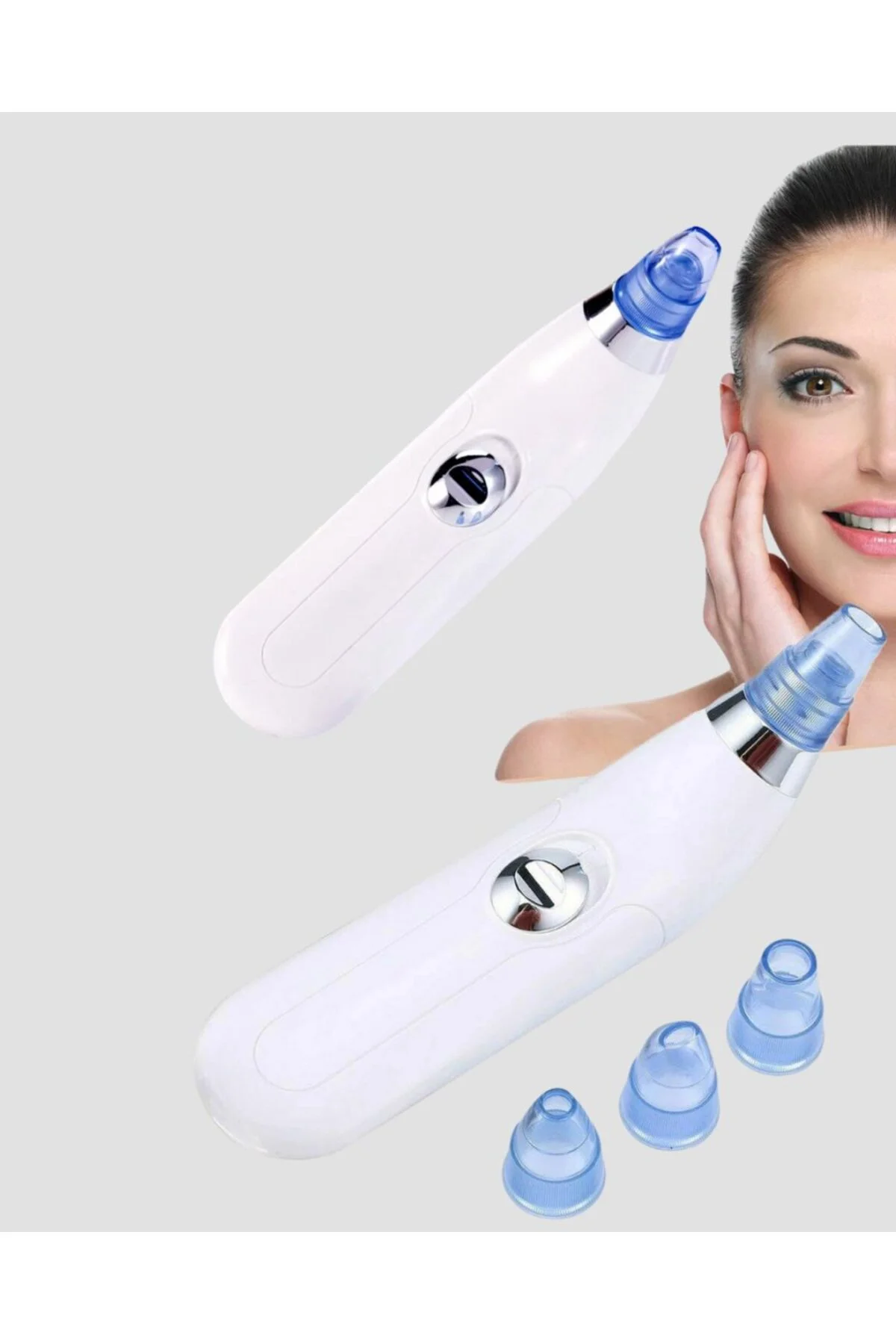 Vakumlu Siyah Nokta Temizleme Cihazı – 5 Kademe Güç Ve 4 Başlıklı