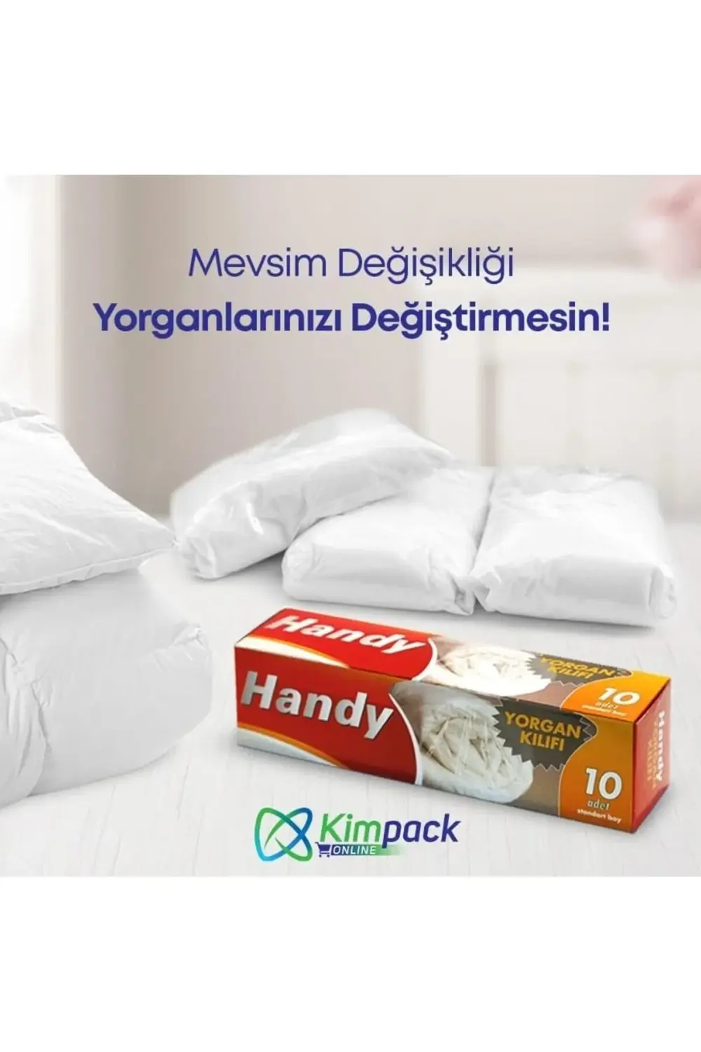 Vakumsuz Şeffaf Yorgan Yastık Battaniye Nevresim Kılıfı Poşeti To