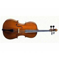 Valencia  Ce160f34 Cello 3/4 Scale +Kilif+Yay, Karartilmiş Akçaağa