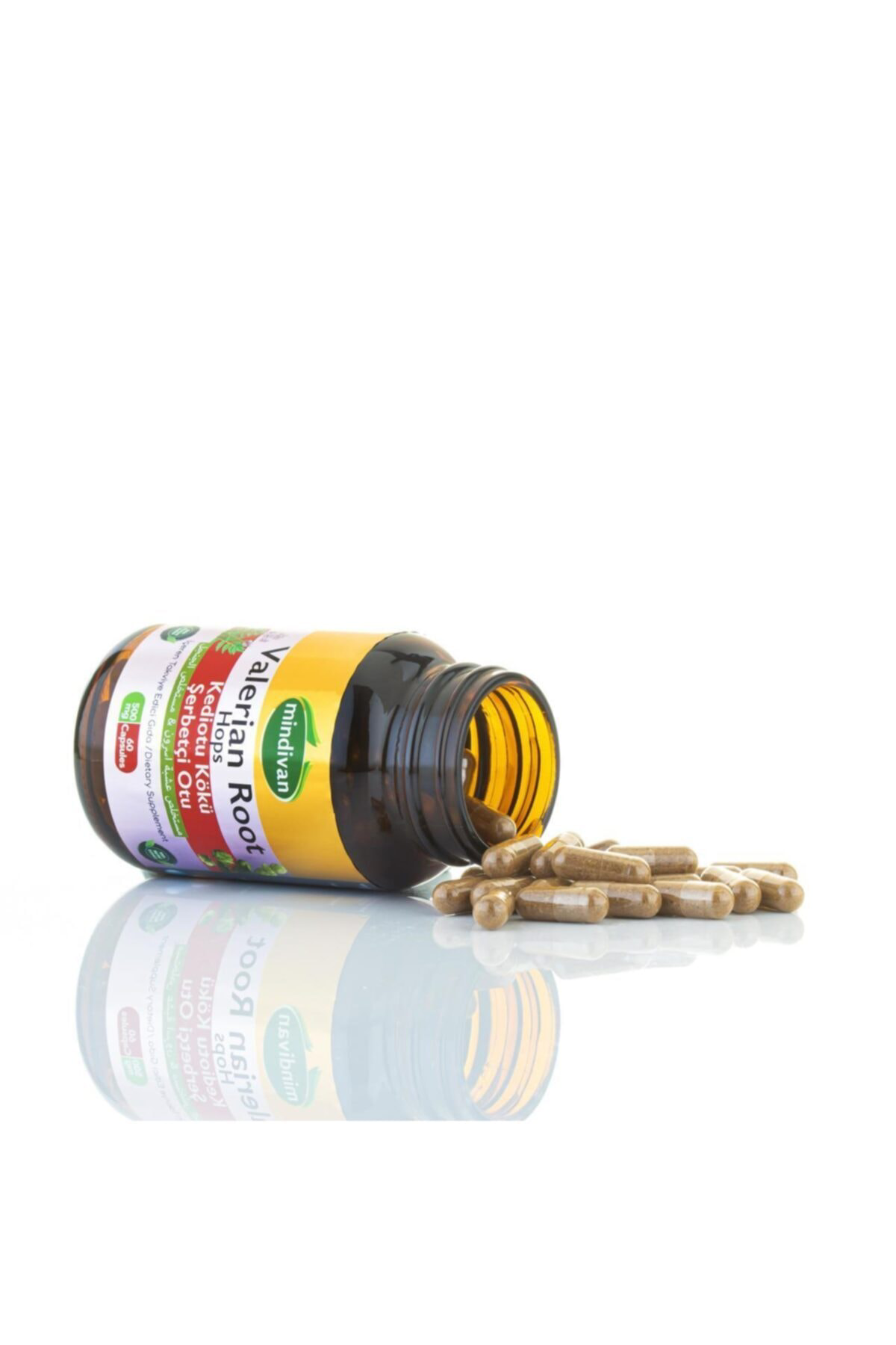 Valerian Root Kediotu Kökü Şerbetçi Otu Kapsül 500 mg 60 Kapsül