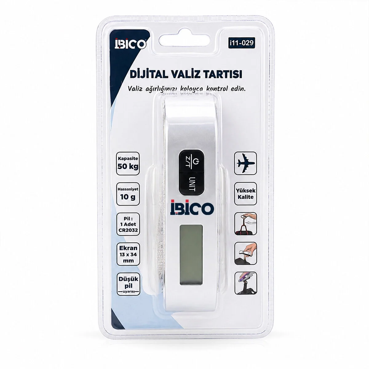 Valiz Model Dijital Valiz Terazi Tartı Kantar Pilli Max=50kg Hasassiyet = 10gr İ11-029 Bx40 Fiyatı, Yorumları ve Özellikleri