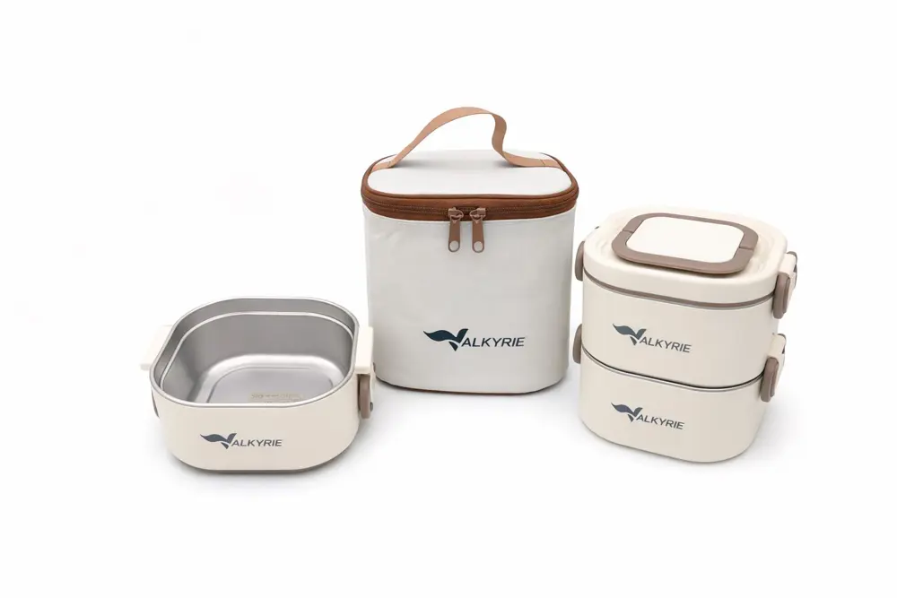 Valkyrie 2 Katlı Paslanmaz Çelik Yemek Kabı Seti 1300 ml – Termal