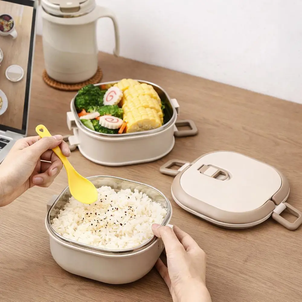 Valkyrie 2 Katlı Yemek Kabı 1400 ml – Termal Çantalı Lunch Box, 3