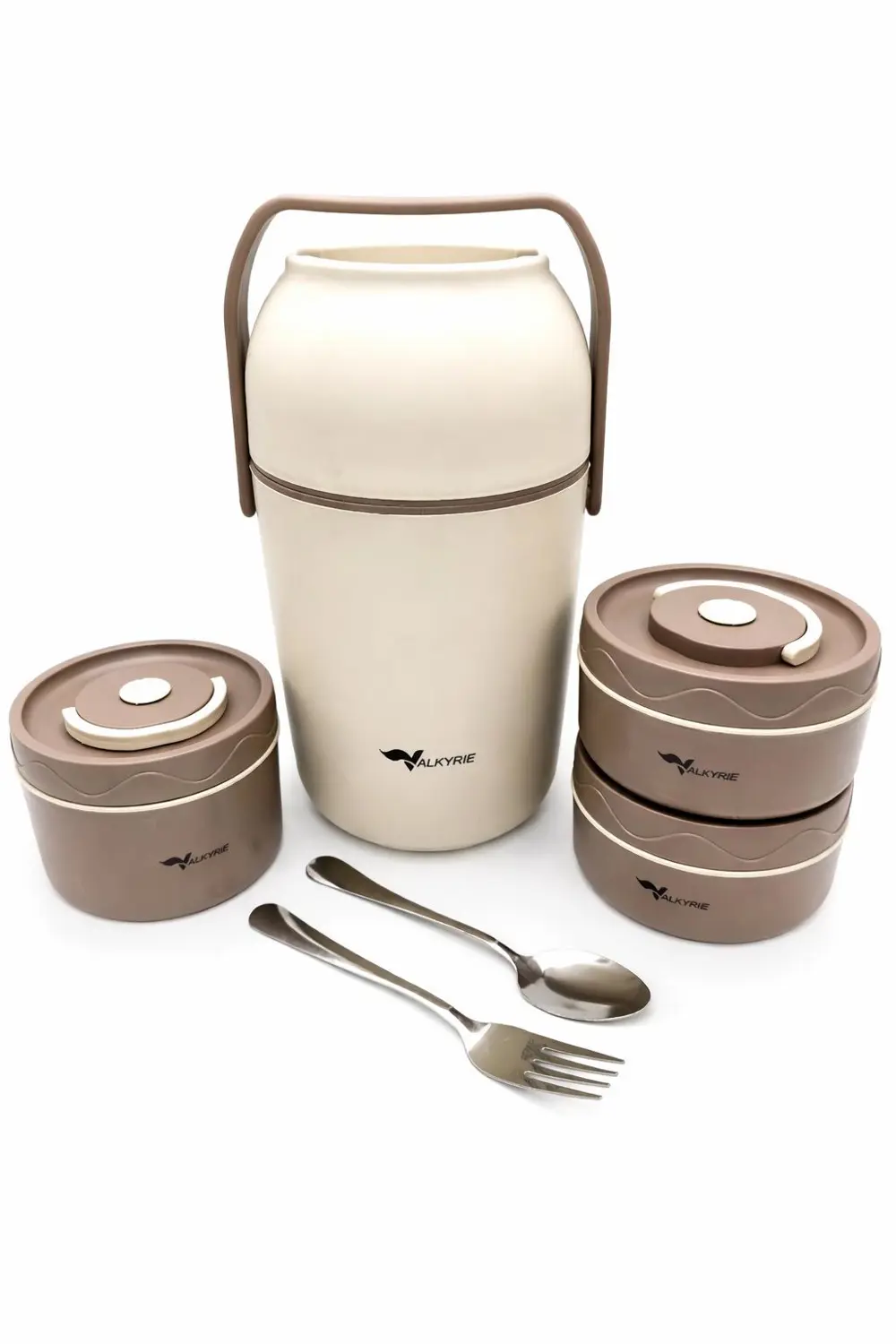 Valkyrie 3 Katmanlı Isı Yalıtımlı Termos Yemek Kabı Seti – 304 Pa