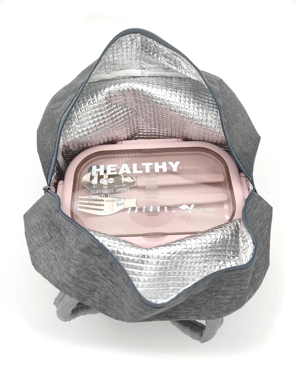 Valkyrie 304 Çelik Bölmeli Lunch Box Seti | Termal Çantalı, Bölme