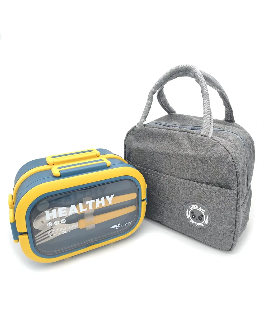 Valkyrie 304 Çelik Bölmeli Lunch Box Seti | Termal Çantalı, Bölme