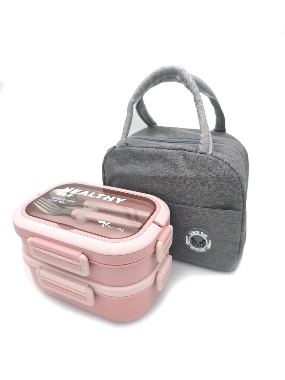 Valkyrie 304 Çelik Bölmeli Lunch Box Seti | Termal Çantalı, Bölme
