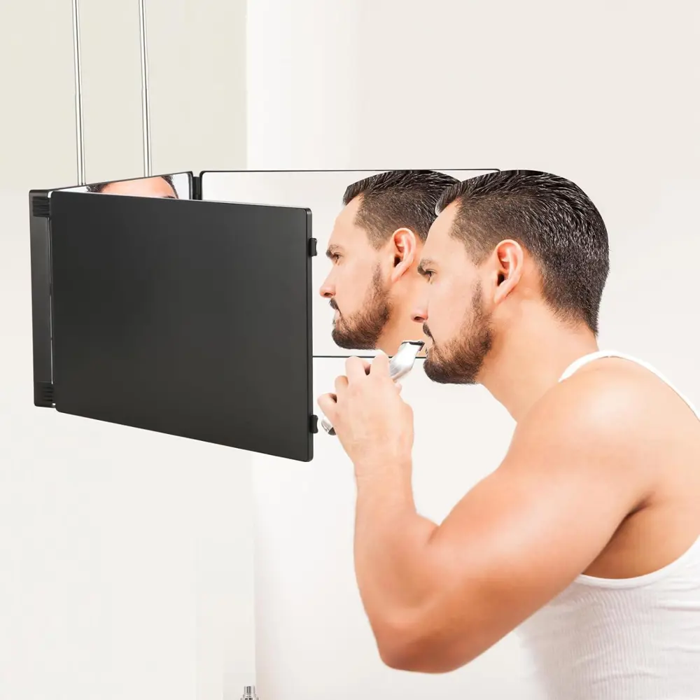 Valkyrie 360 Derece 3 Yön Kişisel Saç Sakal Kesimi Berber Aynası 