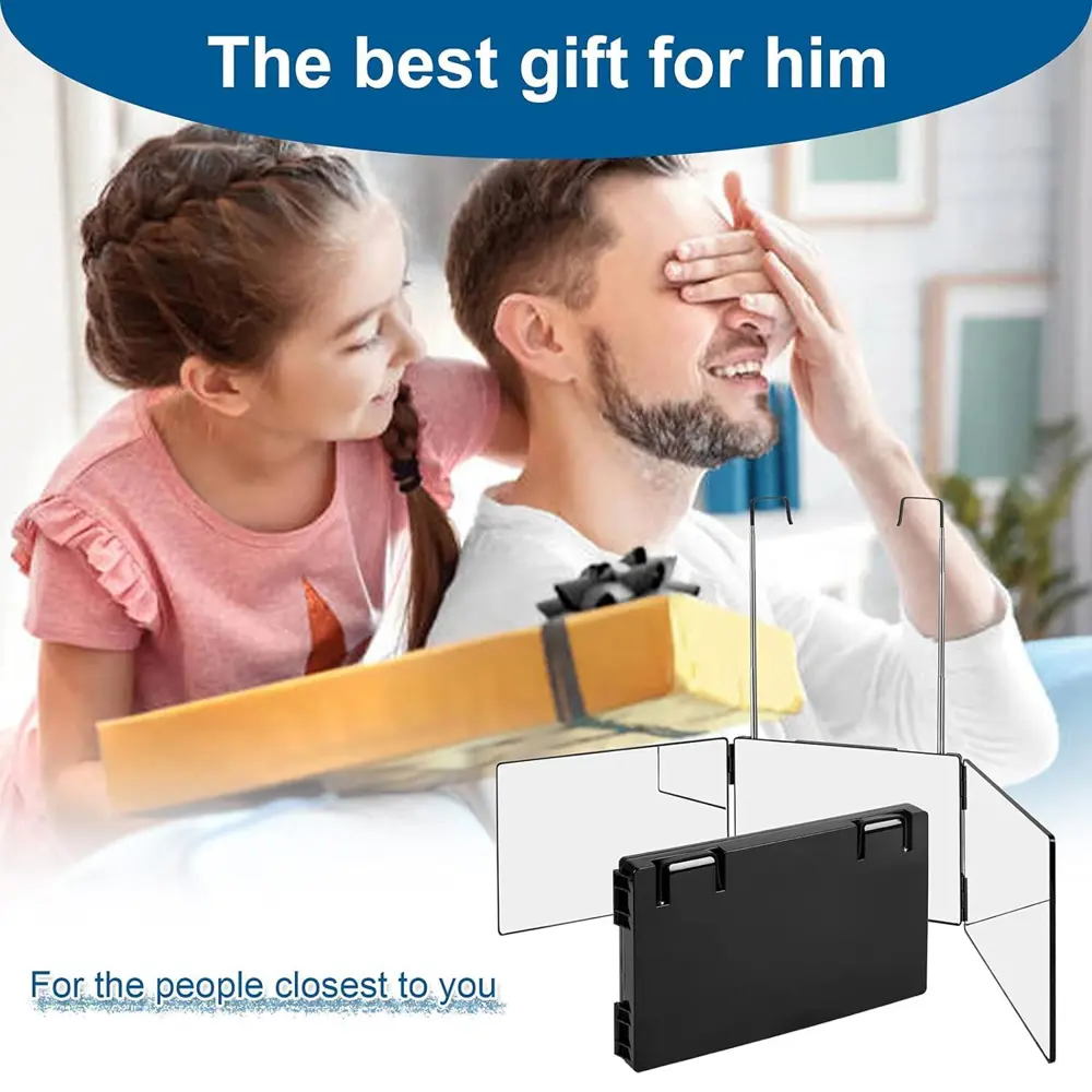 Valkyrie 360 Derece 3 Yön Kişisel Saç Sakal Kesimi Berber Aynası 