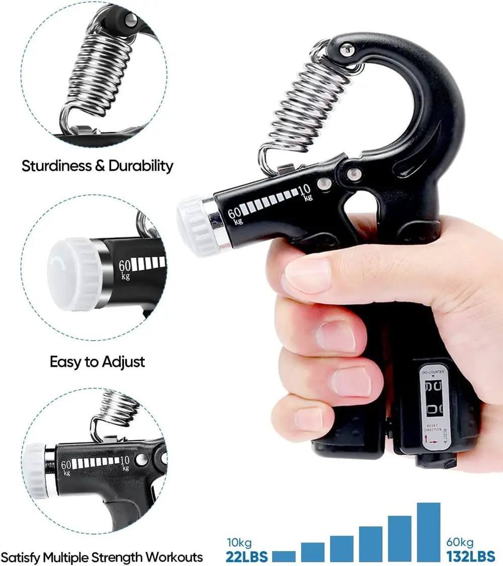Valkyrie 5-60Kg El Parmak Bilek Güçlendirici Egzersiz Aleti 5li S Valkyrie 5-60Kg El Parmak Bilek Güçlendirici Egzersiz Aleti 5li S