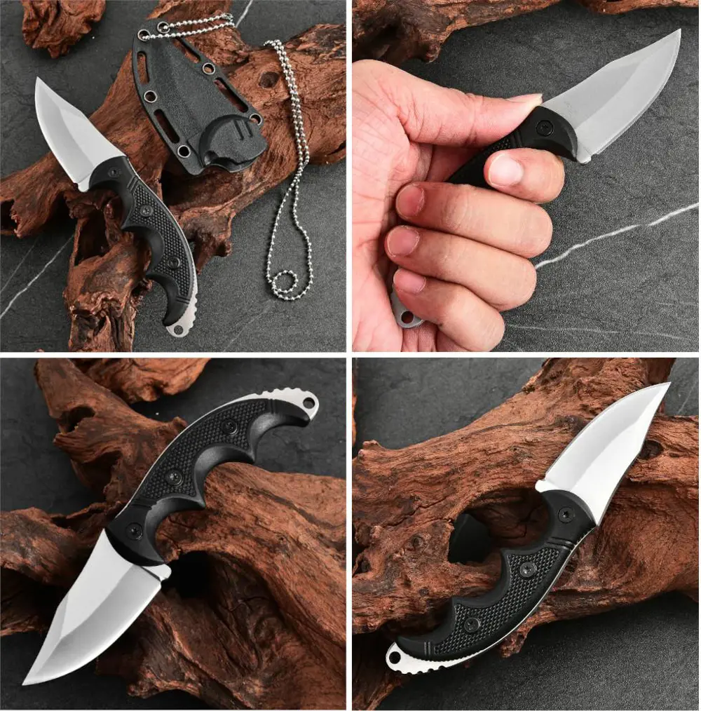 Valkyrie Boyun Askılı Kılıflı Paslanmaz Çelik Av Bıçağı Karambit Valkyrie Boyun Askılı Kılıflı Paslanmaz Çelik Av Bıçağı Karambit
