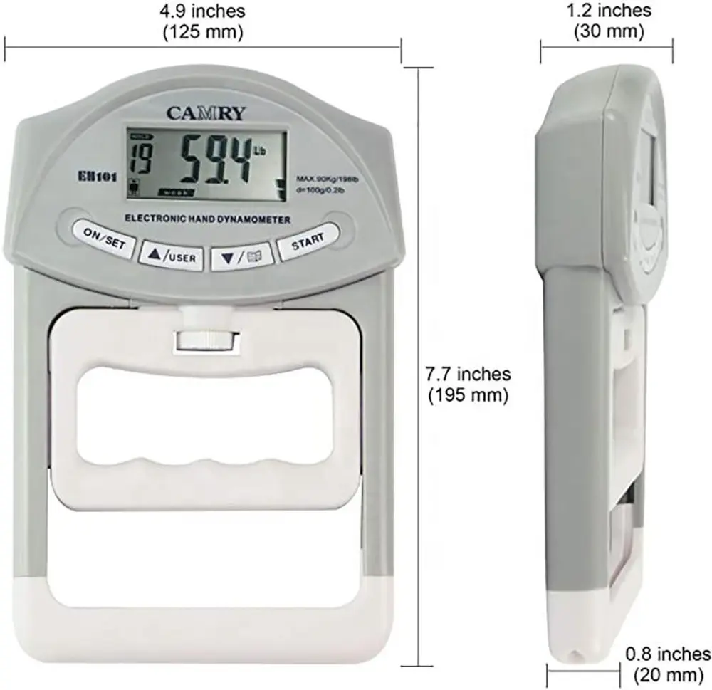 Valkyrie Dijital Hafızalı El Bilek Güç Ölçer Kas El  Dinamometres