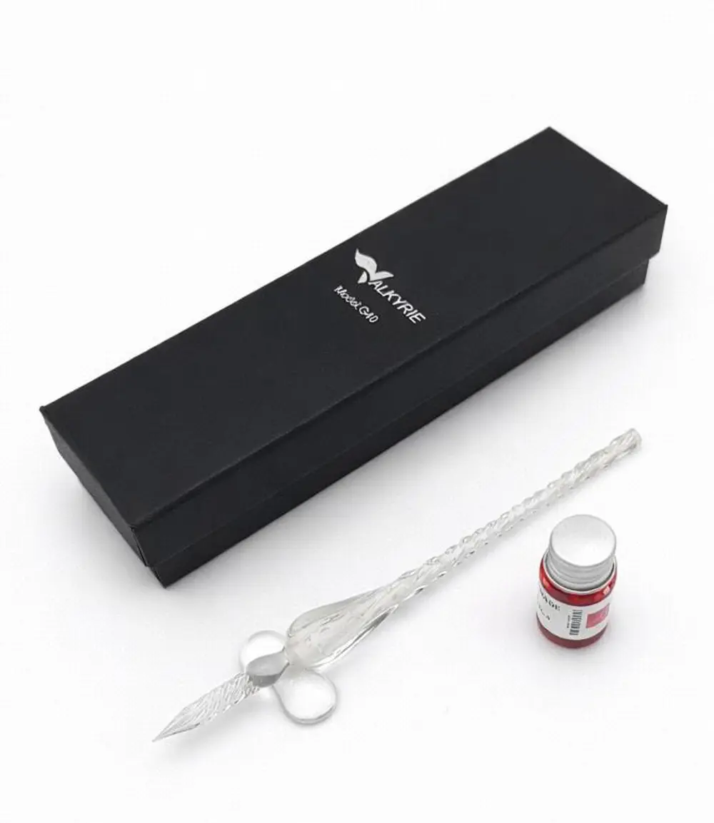 Valkyrie El Yapımı Fosforlu Cam Dip Kalem Seti – Karanlıkta Parla Valkyrie El Yapımı Fosforlu Cam Dip Kalem Seti – Karanlıkta Parla