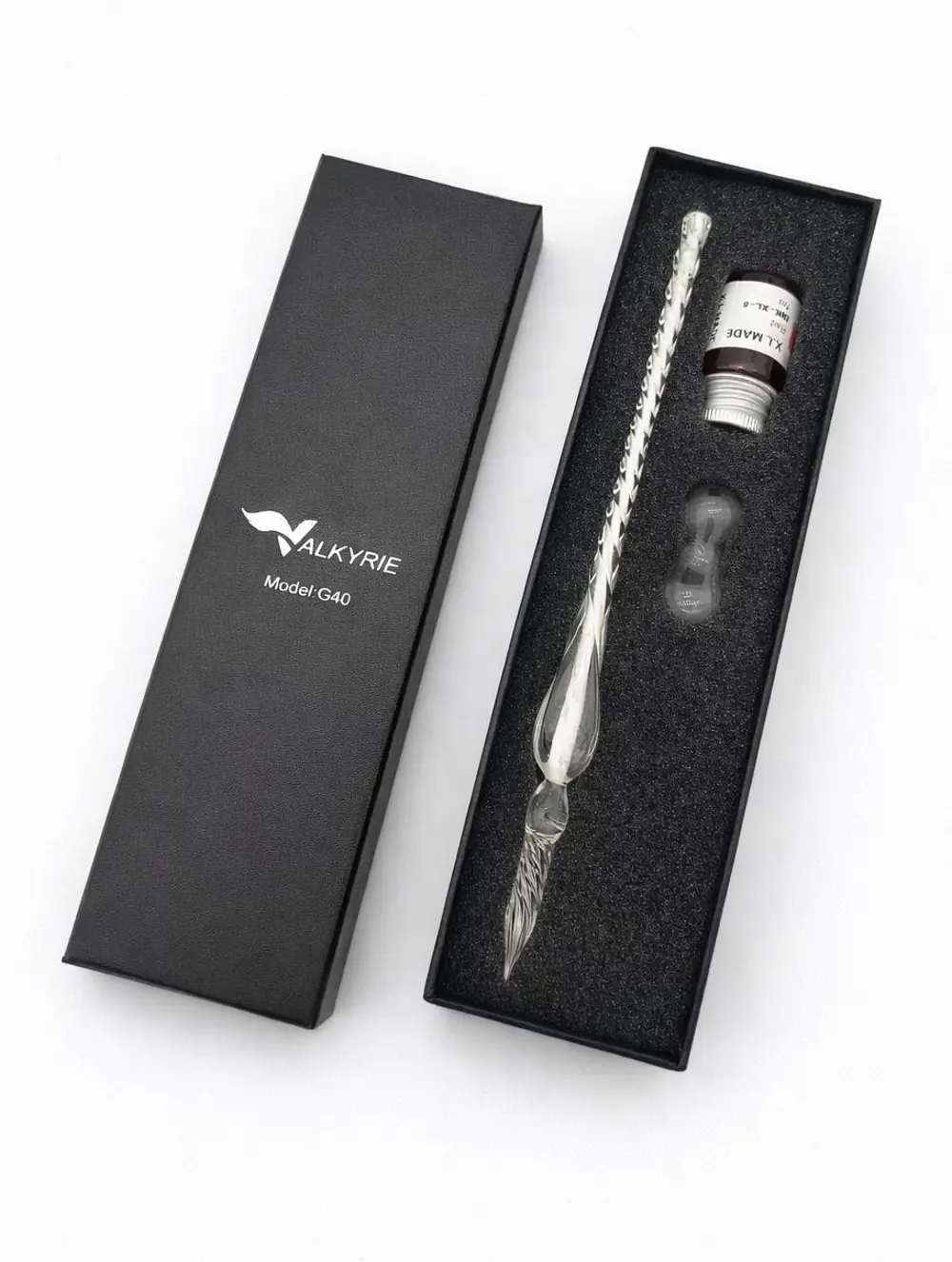 Valkyrie El Yapımı Fosforlu Cam Dip Kalem Seti – Karanlıkta Parla Valkyrie El Yapımı Fosforlu Cam Dip Kalem Seti – Karanlıkta Parla