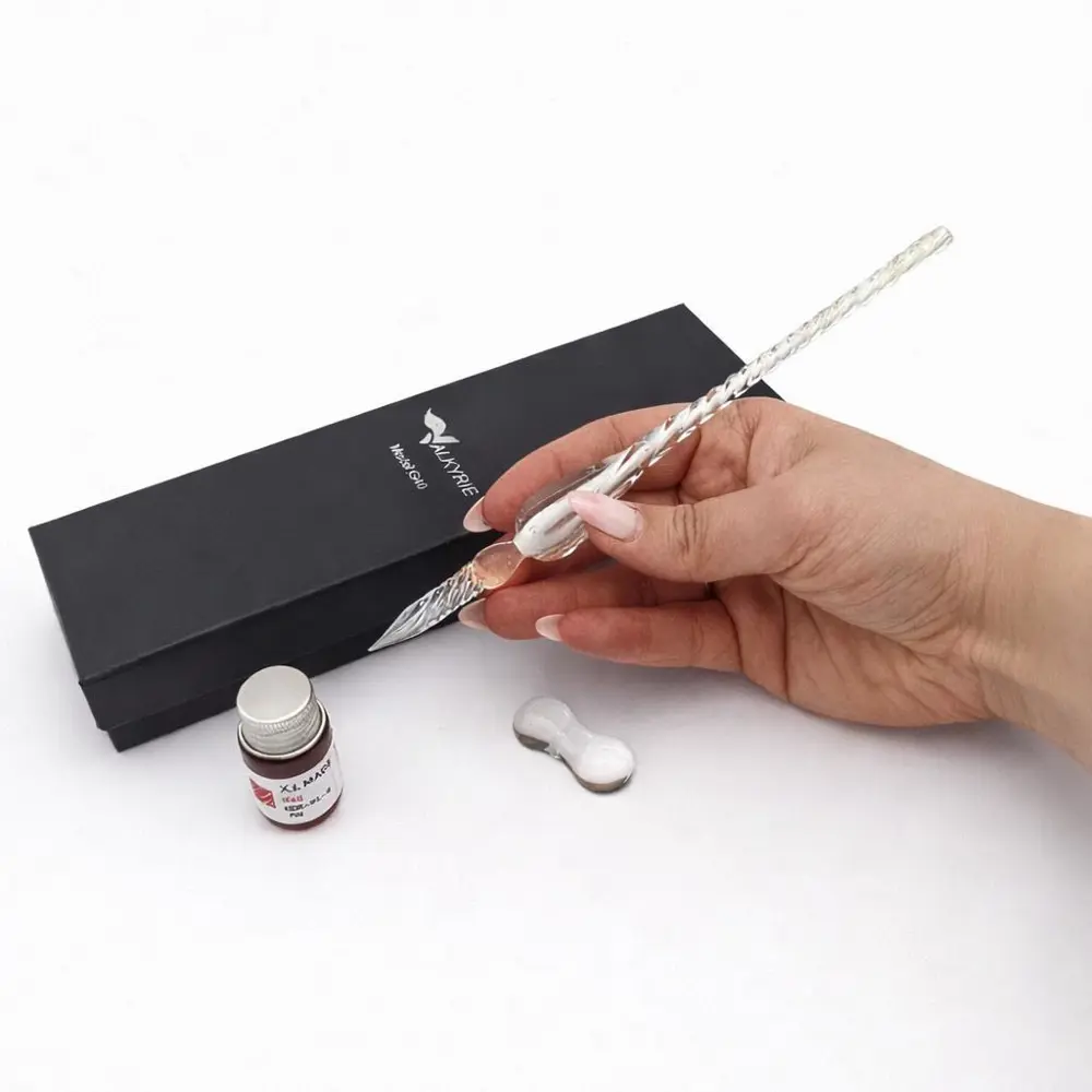 Valkyrie El Yapımı Fosforlu Cam Dip Kalem Seti – Karanlıkta Parla Valkyrie El Yapımı Fosforlu Cam Dip Kalem Seti – Karanlıkta Parla