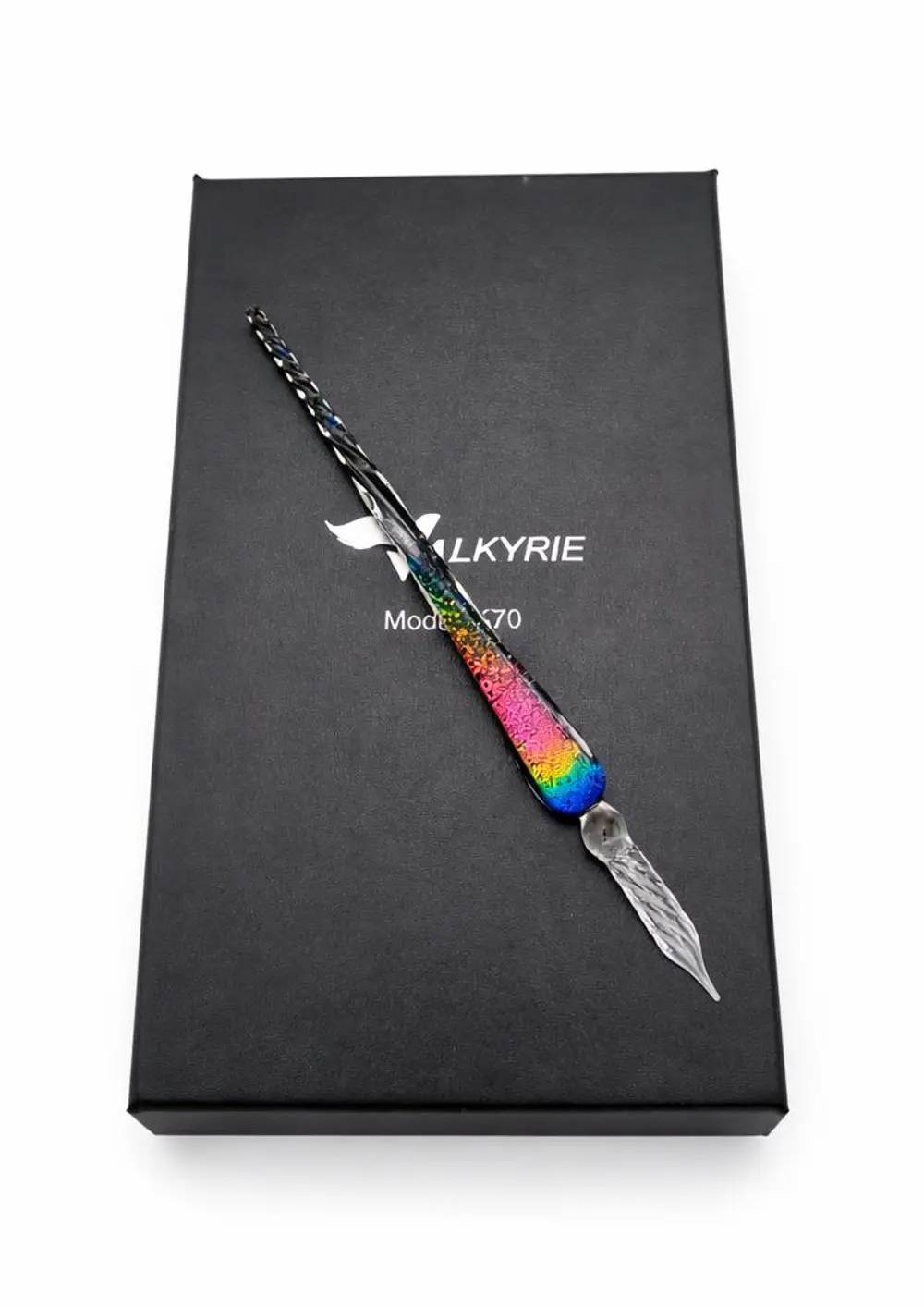 Valkyrie Gökkuşağı Cam Kalem Seti 12 Renk Mürekkep Hediyeli – Kri