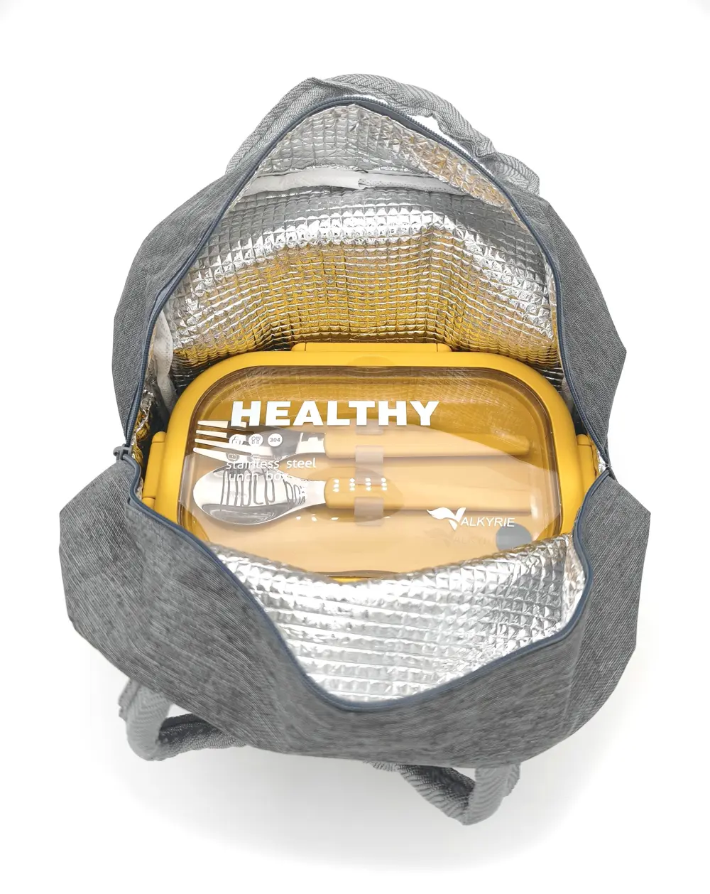 Valkyrie Isı Yalıtımlı Termal Çantalı Çelik Lunch Box – BPA’sız, 