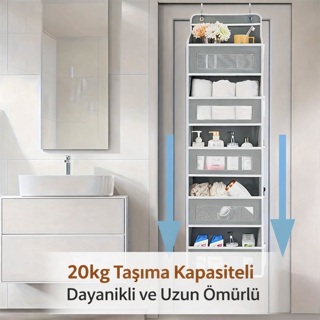 Valkyrie Kapı Arkası Organizer 5 Cepli Askılı Dolap Düzenleyici Ç Valkyrie Kapı Arkası Organizer 5 Cepli Askılı Dolap Düzenleyici Ç