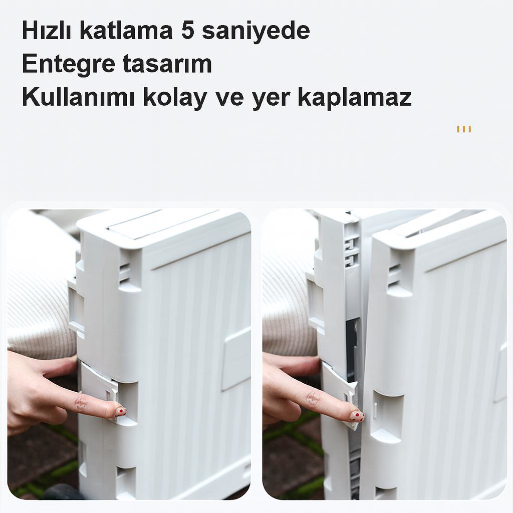 Valkyrie  Katlanabilir İki Tekerlekli Alışveriş Ve Depolama Çantas