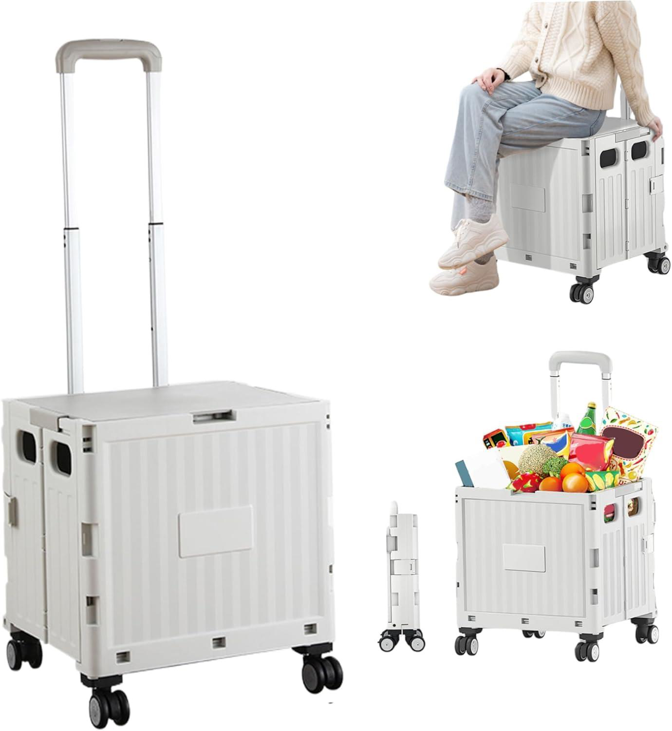 Valkyrie  Katlanabilir 4 Tekerlekli Alışveriş Ve Depolama Çantası 