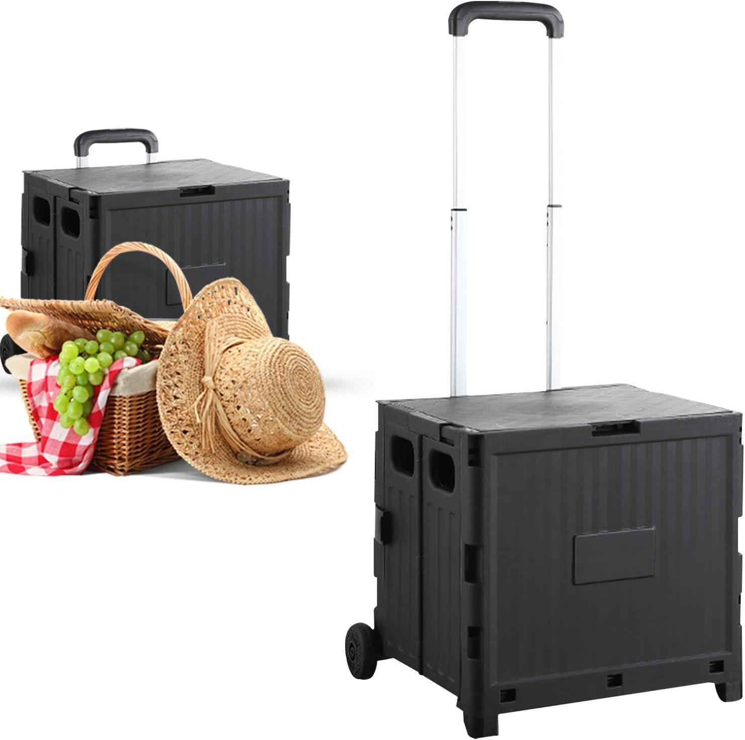 Valkyrie  Katlanabilir 4 Tekerlekli Alışveriş Ve Depolama Çantası 