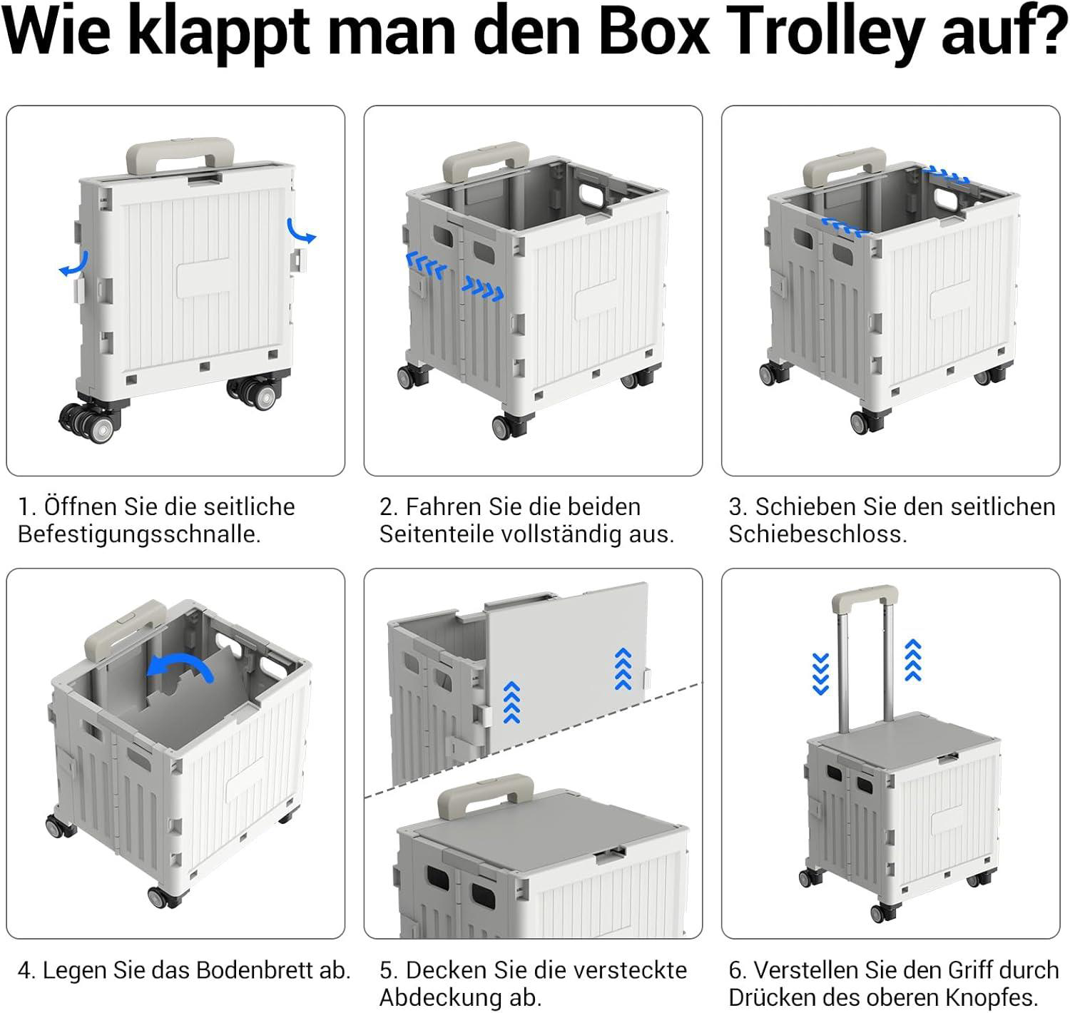 Valkyrie  Katlanabilir 4 Tekerlekli Alışveriş Ve Depolama Çantası 