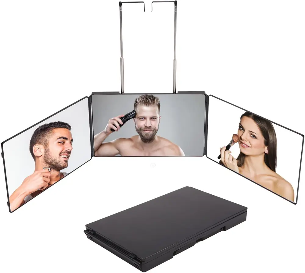 Valkyrie LED Işıklı Şarjlı  360° 3 Yön Kişisel Saç Sakal Kesimi B