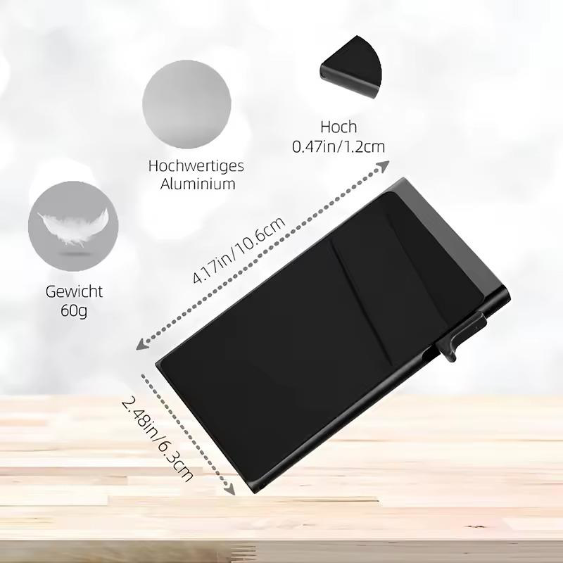 Valkyrie  Premium Slim Metal Otomatik Kartlık – Rfid Korumalı, Mek