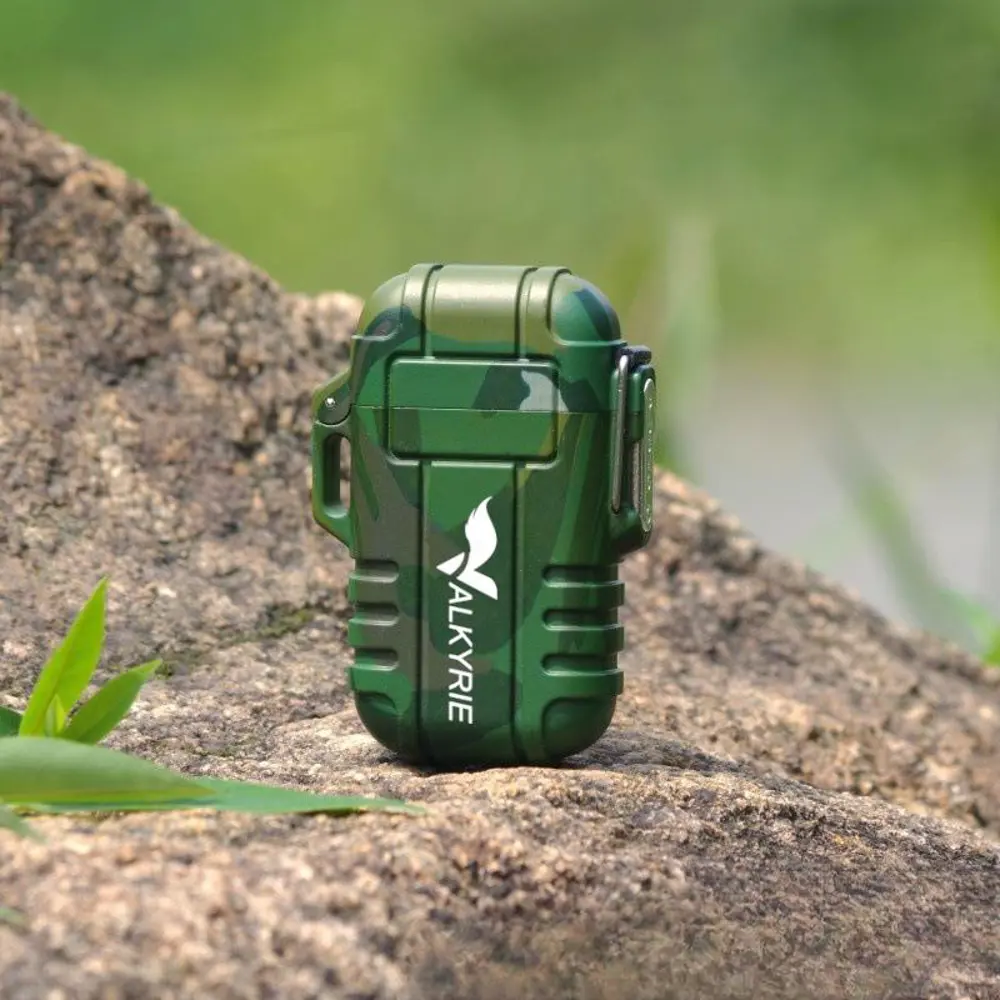 Valkyrie Su Geçirmez Şarjlı USB Çakmak Çift Ark Gazsız Plazma Ele
