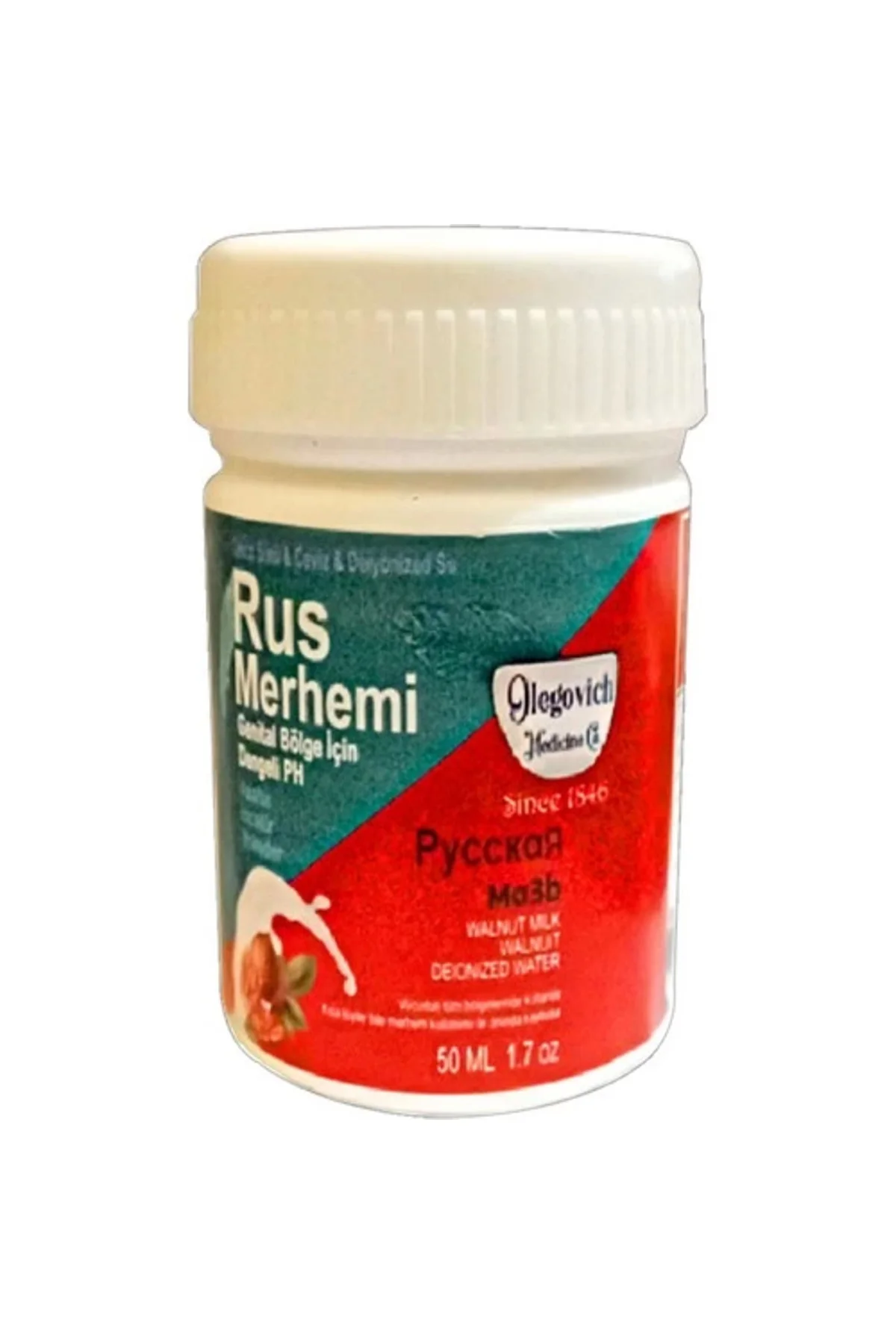 Valnut Milk & Walnut Russ Kremi 50 ml – Kadın Özel Bölge Tüy Giderici Krem
