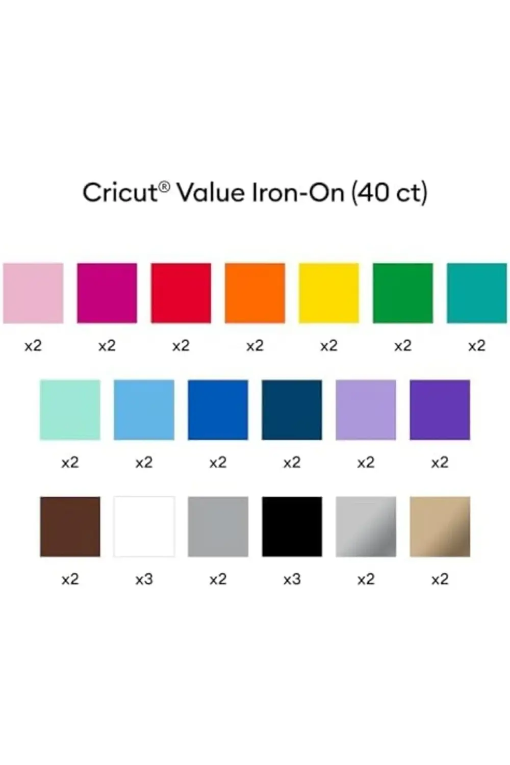 ® Value 12" x 12" (40 ct) - HTV Isı Transferi 395519