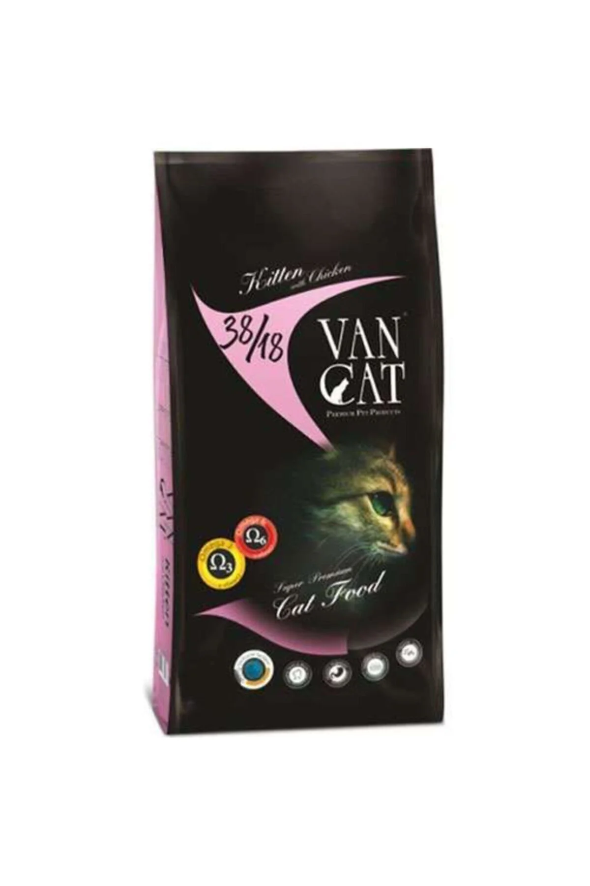 Van Cat Kitten Kuzulu Yavru Kedi Maması 1 Kg.