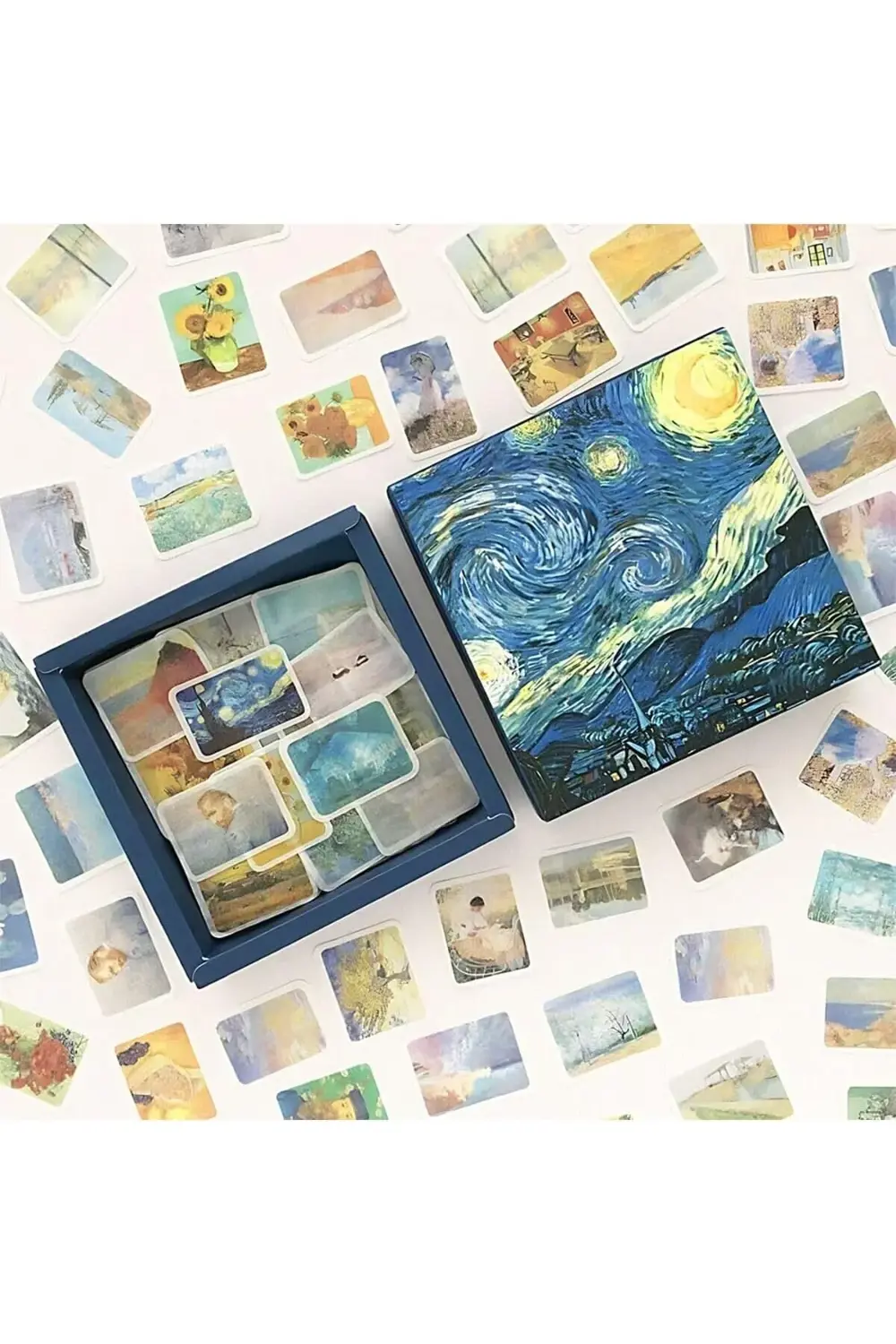 Van Gogh Temalı Kutu Sticker • Bullet Journal maxshtr 1053513