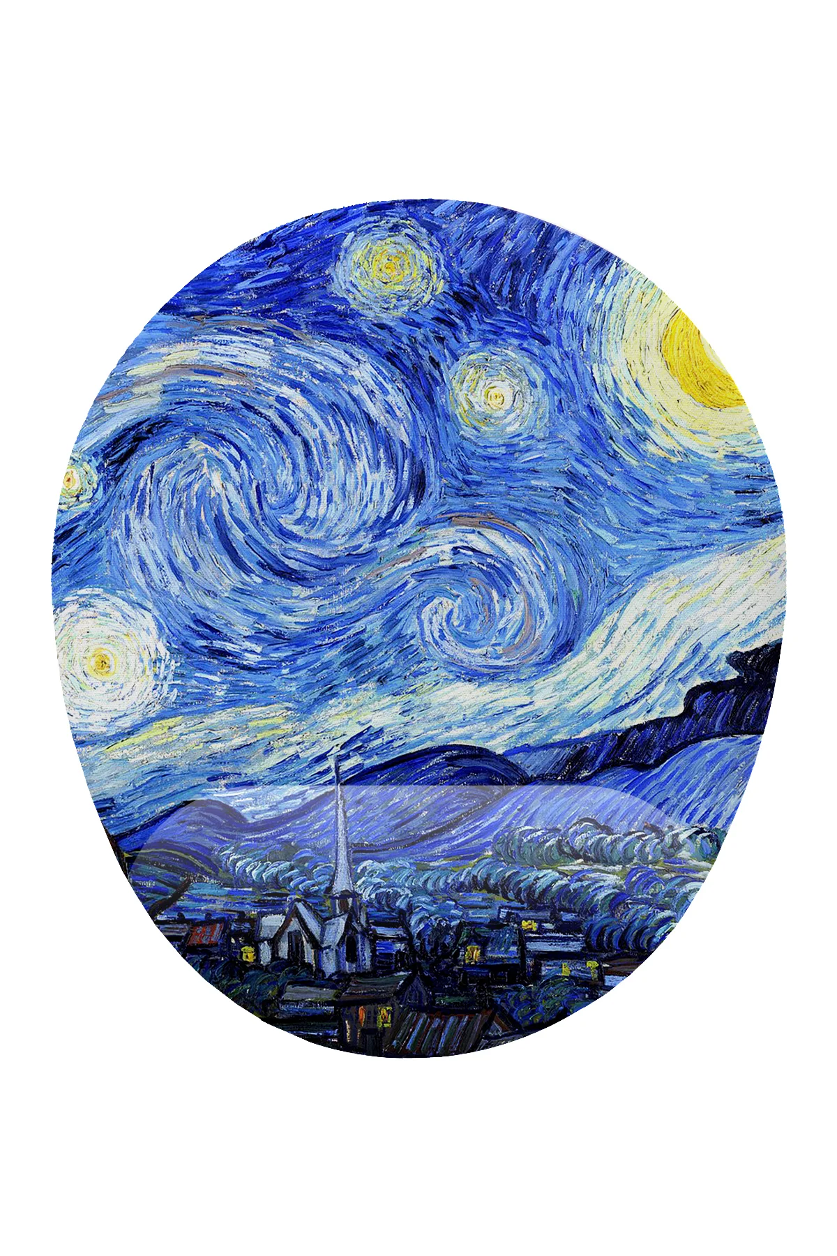 Van Gogh Yıldızlı Gece Bilek Destekli Mousepad