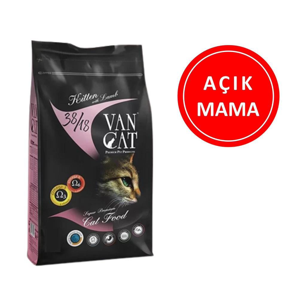 Vancat  Kitten Kuzu Etli Yavru Kedi Mamasi 1 Kg Açik