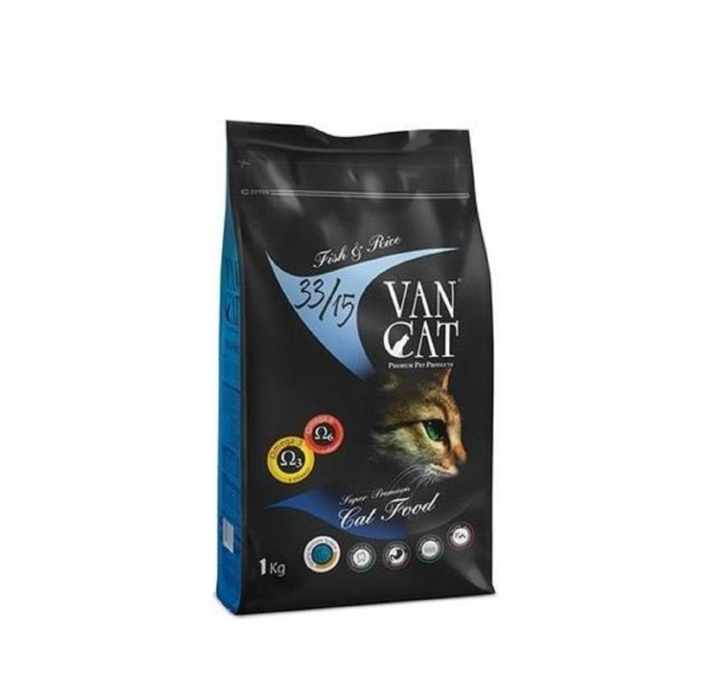 Vancat  Somonlu Kedi Maması 1 Kg
