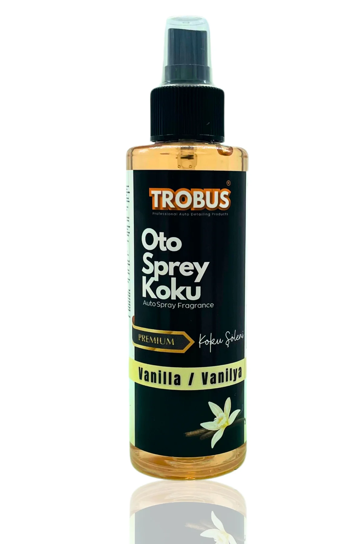 Vanilla/Vanilya Oto Sprey Koku - Premium Yumuşak ve Sıcak Ferahlı