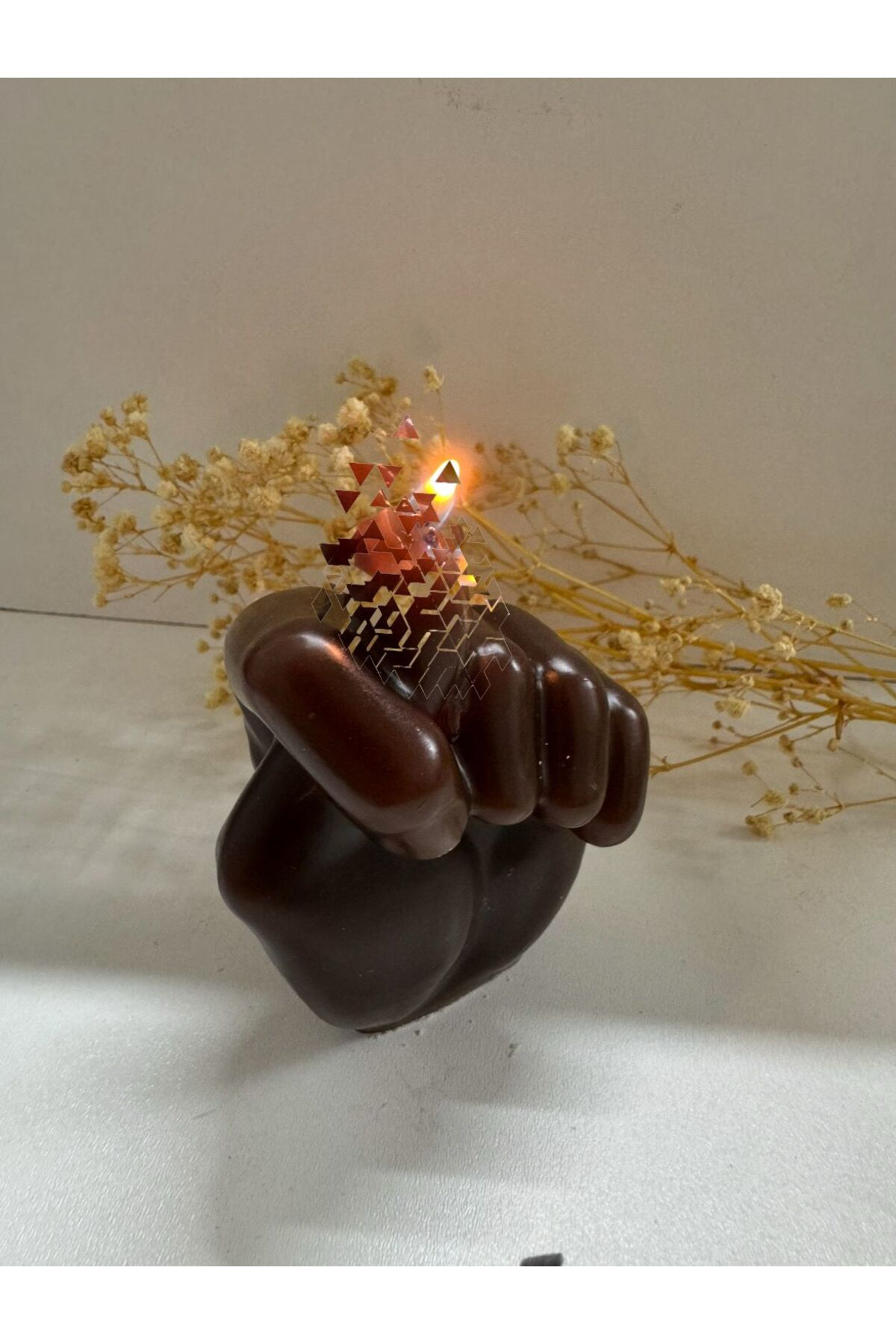 Aresmumatölyesi  Vanilya Kokulu Esprili Mum