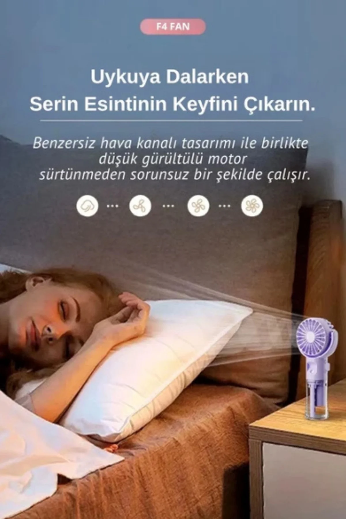 Vantilatör - Renk: Beyaz, Özellik: Su Buharlı, Tip: El Vantilatörü | Teknik Özellikleri ve Kullanım