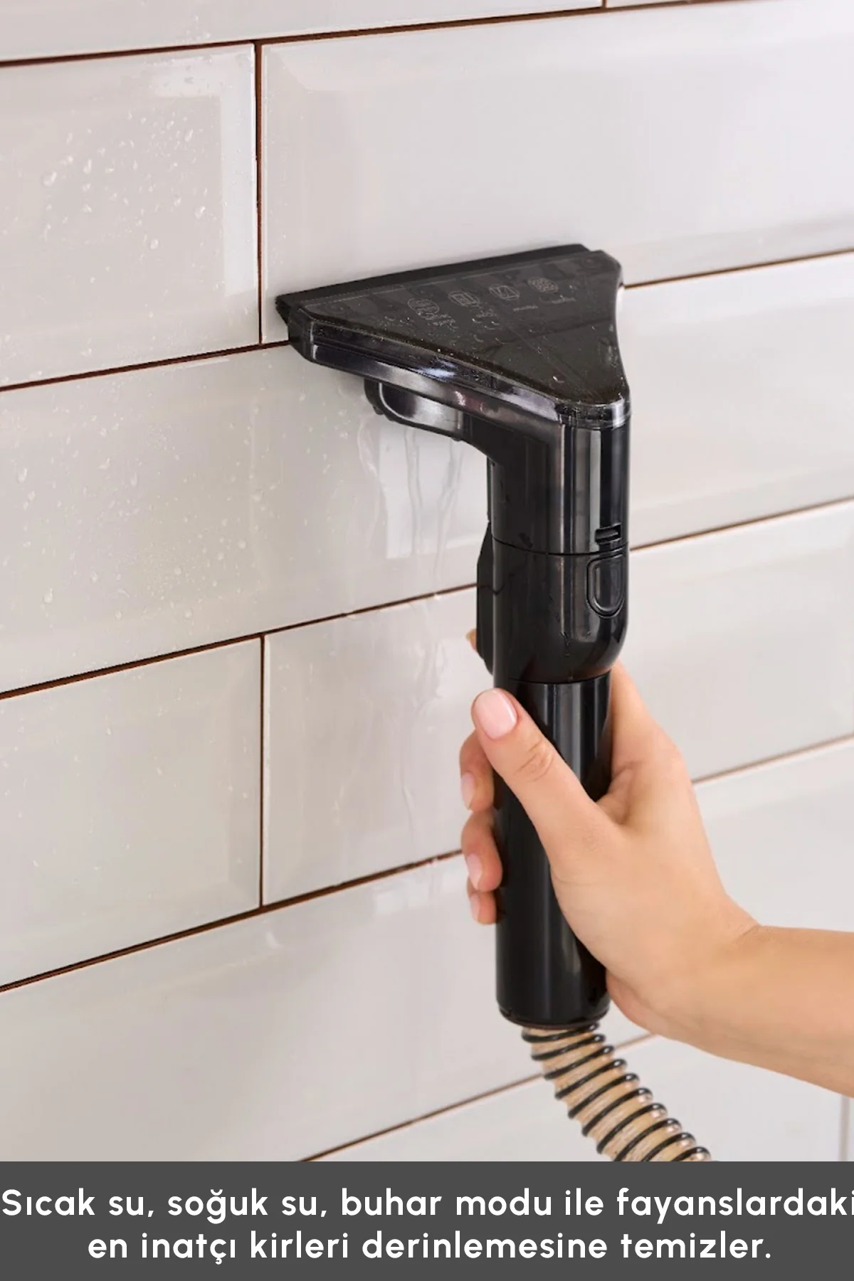 Vantuz Deepclean Buharlı Halı ve Koltuk Yıkama Makinesi Antrasit - Görsel 8