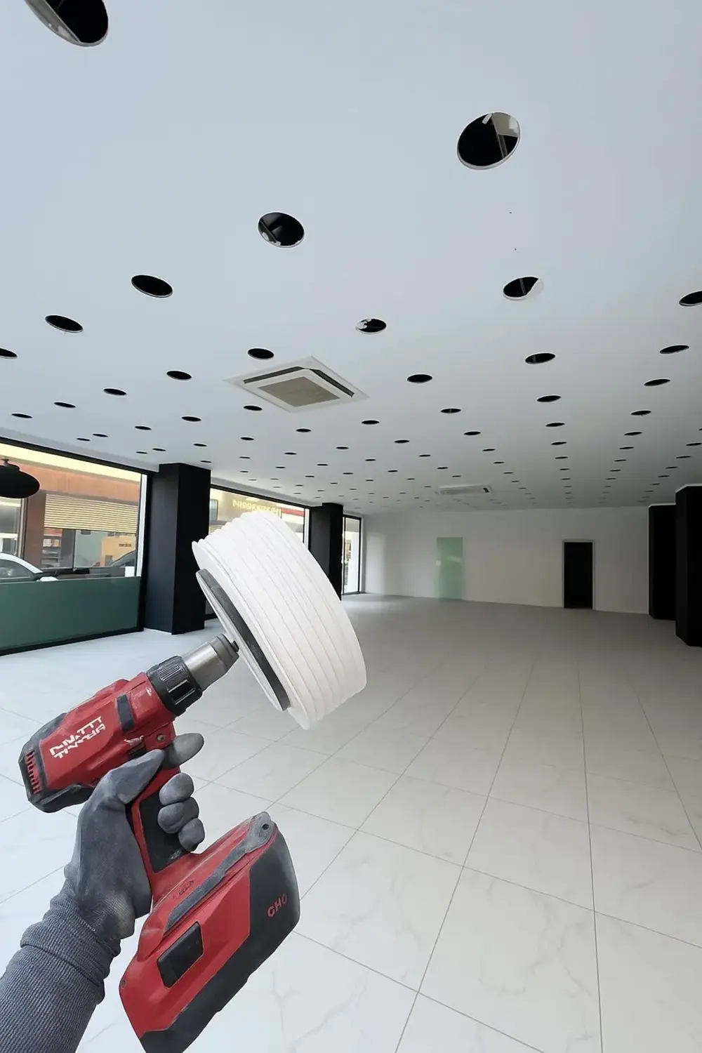 Vantuzlu Körüklü Delik Delme Panç Toz Tutucu Matkap Ucu Pratik Ap